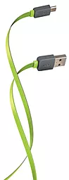 Кабель Florence Color USB-A - micro USB 10w 1м cable Green (FDC-M1-2L) - фото Кабель Florence Color USB-A - micro USB 10w 1м cable Green (FDC-M1-2L)