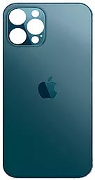Задняя крышка корпуса Apple iPhone 12 Pro (small hole) Pacific Blue - фото Задняя крышка корпуса Apple iPhone 12 Pro (small hole) Pacific Blue