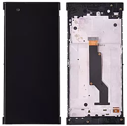 Дисплей Sony Xperia XA1 (G3112, G3116, G3121, G3123, G3125) с тачскрином и рамкой, оригинал, Black