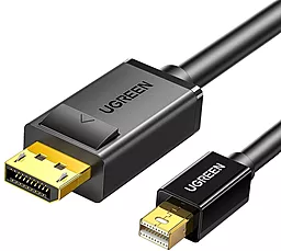 Видеокабель Mini Display Port - Display Port v1.2 4k 60hz 1.5m black (10477) Ugreen - фото Видеокабель Mini Display Port - Display Port v1.2 4k 60hz 1.5m black (10477) Ugreen