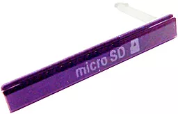 Заглушка разъема карты памяти Sony D5303 / D5306 / D5322 Xperia T2 Ultra Purple