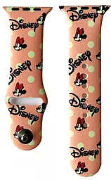 Ремешок Silicone Disney для Apple Watch 38mm/40mm/41mm Minnie Mouse Pink