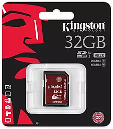 Карта пам'яті Kingston SDHC 32GB Ultimate UHS-I U3 (SDA3/32GB)