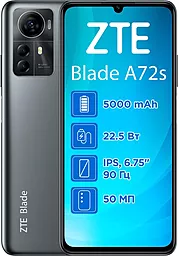 Смартфон ZTE Blade A72S 4/64GB Gray