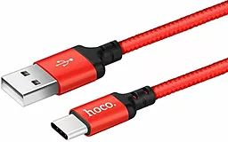 Кабель Hoco X14 Times Speed USB-A - Type-C 12w 2.4a 2м cable Red - миниатюра 3 Кабель Hoco X14 Times Speed USB-A - Type-C 12w 2.4a 2м cable Red - миниатюра 3