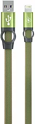 Кабель Gelius Pro Flexible 2 GP-UC07i USB-A - Lightning 10w 1м cable Green - фото Кабель Gelius Pro Flexible 2 GP-UC07i USB-A - Lightning 10w 1м cable Green