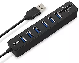 Мультипортовый USB-A хаб EasyLife 6-in-1 black
