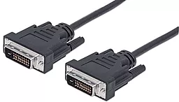 Видеокабель Cablexpert DVI M-M 24+1pin 4.5 м Black (CC-DVI2-BK-15) - миниатюра 2