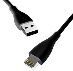 Кабель WUW X104 USB-A - Lightning 12w 2.4a 0.3м cable Black - фото Кабель WUW X104 USB-A - Lightning 12w 2.4a 0.3м cable Black