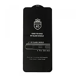 Защитное стекло 1TOUCH 6D EDGE TO EDGE для Samsung A33 5G (A336) (без упаковки) Black