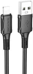 Кабель USB Borofone BX80 2.4A Lightning Cable Black