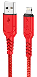 Кабель Hoco X59 USB-A - Lightning 12w 2.4a 1м cable Red