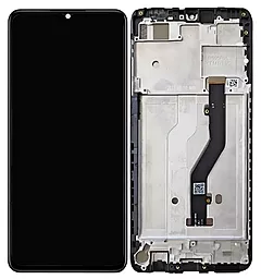 Дисплей ZTE Blade A72s, Optus X Max с тачскрином и рамкой, Black - фото Дисплей ZTE Blade A72s, Optus X Max с тачскрином и рамкой, Black