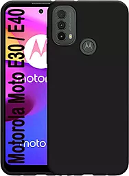 Чехол BeCover для Motorola Moto E30 / E40 Black (707987)