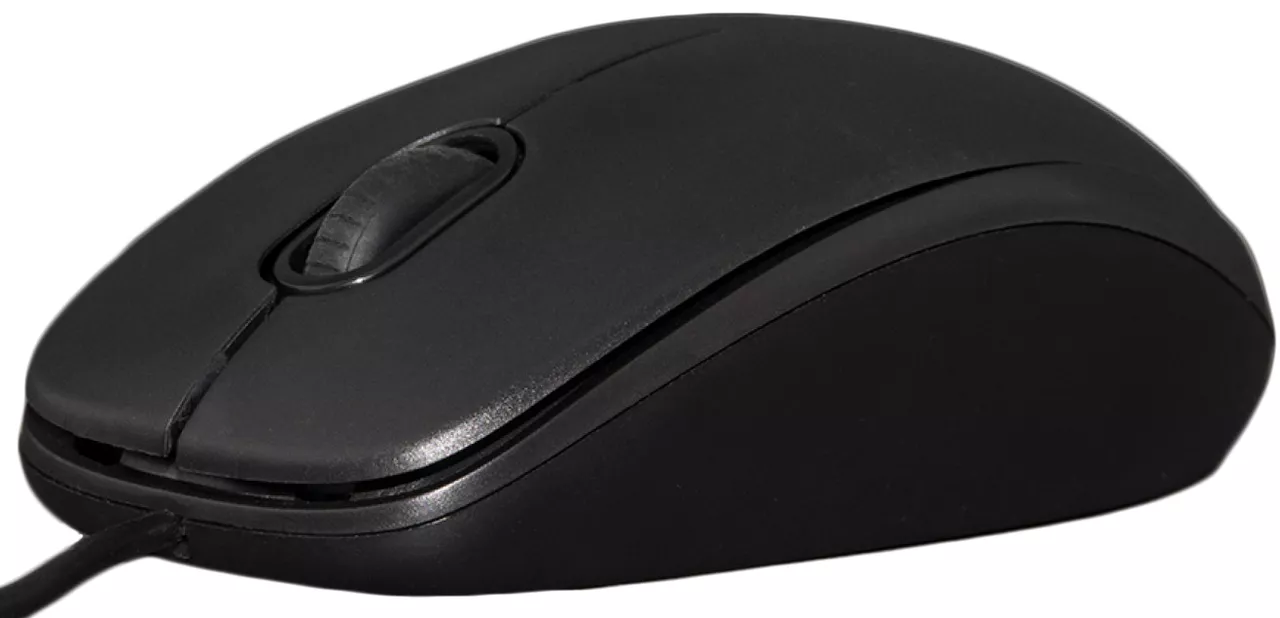 Комп'ютерна мишка FrimeCom FM-100B USB Black - фото 2