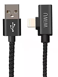 USB Кабель WIWU ST01 12w 2.4a Lightning cable + AUX black