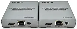 Подовжувач по крученій парі HDMI 1.4 1080p 60hz до 120м через CAT5E/CAT6 gray (YT-SCPE HDM-100m1080Р+A) EasyLife - фото Подовжувач по крученій парі HDMI 1.4 1080p 60hz до 120м через CAT5E/CAT6 gray (YT-SCPE HDM-100m1080Р+A) EasyLife
