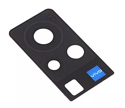 Скло камери Vivo X60 Pro China без рамки Black - фото Скло камери Vivo X60 Pro China без рамки Black