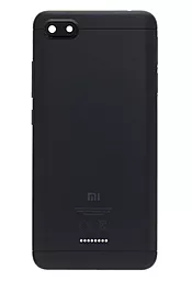 Задняя крышка корпуса Xiaomi Redmi 6A 1SIM со стеклом камеры Original Black