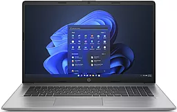 Ноутбук HP 470-G9 17.3" FHD IPS, Intel i5-1235U, 16GB, F512GB, NVD550-2, DOS, сріблястий