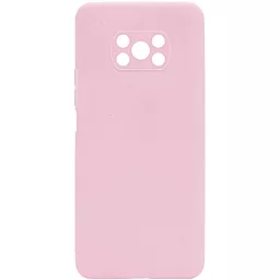 Чехол Silicone Case Candy Full Camera для Xiaomi Poco X3 NFC / Poco X3 Pro Pink Sand