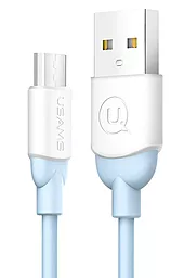 Кабель Usams Ice-cream USB-A - micro USB 12w 2.4a 1м cable Blue (US-SJ247)