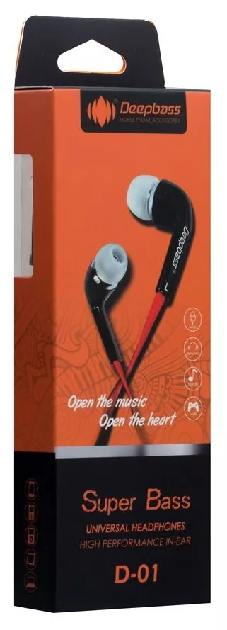Наушники DeepBass D-01 Red - фото 2