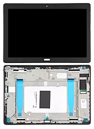 Дисплей для планшета Lenovo Tab P10 TB-X705F, TB-X705L с тачскрином и рамкой, оригинал, Black