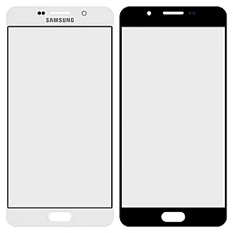 Корпусное стекло дисплея Samsung Galaxy A7 A710F, A710FD, A710M, A710Y, A7100 2016 White