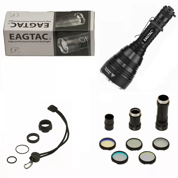 Фонарик аккумуляторный EagleTac M30LC2 XP-L V3 (1150 Lm) Kit (1x18650, 2x16340, 4xCR123A) - фото 10