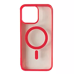 Чехол 1TOUCH Clear Color MagSafe Case Box для Apple iPhone 12, iPhone 12 Pro Red