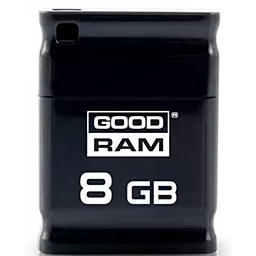 Флешка GooDRam 8GB Piccolo USB 2.0 (UPI2-0080K0R11) Black - фото Флешка GooDRam 8GB Piccolo USB 2.0 (UPI2-0080K0R11) Black