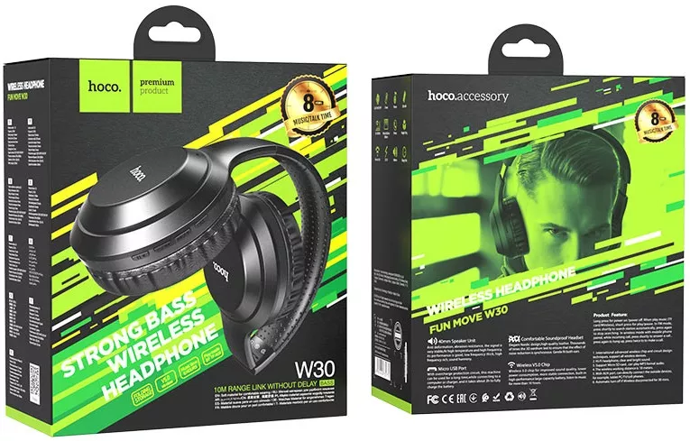 Наушники Hoco W30 Fun Move Black - фото 3