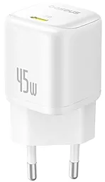 Сетевое зарядное устройство Baseus PicoGo 45w GaN PD USB-C fast charger white (P10176800213-00) - фото Сетевое зарядное устройство Baseus PicoGo 45w GaN PD USB-C fast charger white (P10176800213-00)
