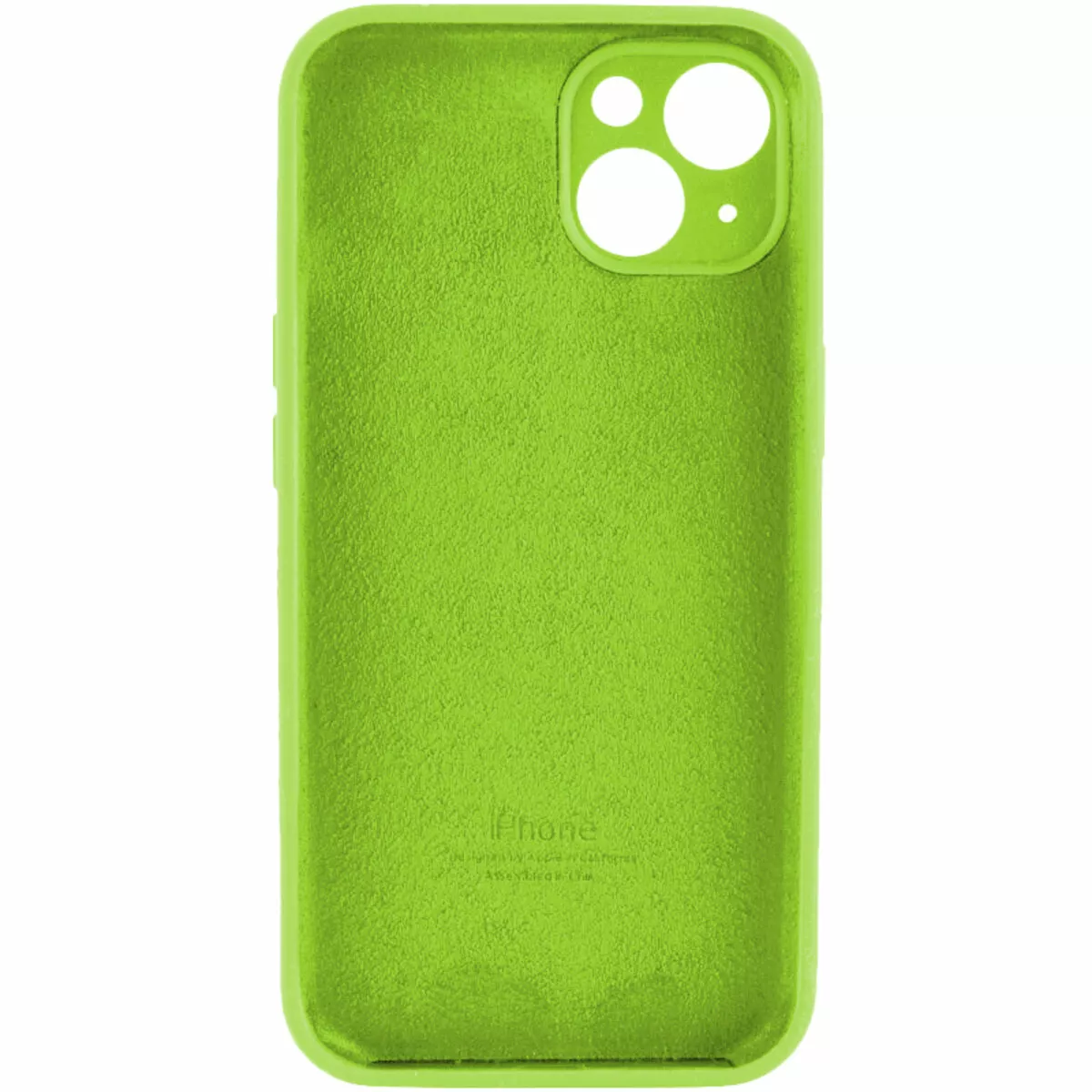 Чехол Silicone Case Full Camera для Apple iPhone 14 Shiny Green - фото 2