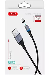 Кабель XO NB125 Magnetic USB-A - micro USB 10.5w 1м cable Black - миниатюра 3 Кабель XO NB125 Magnetic USB-A - micro USB 10.5w 1м cable Black - миниатюра 3