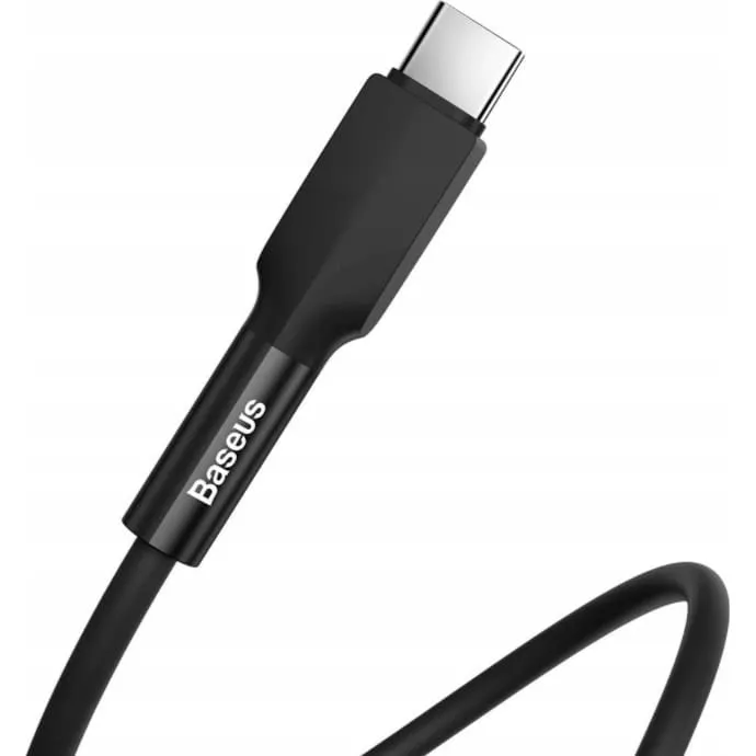 Кабель Baseus Silica USB-A - Type-C 12w 2.4a 2м cable Black (CATGJ-A01) - фото 3