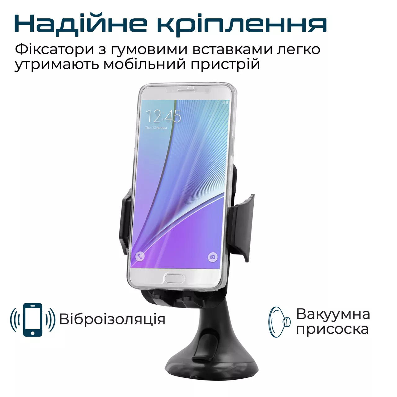 Тримач Promate Mount Black - фото 2