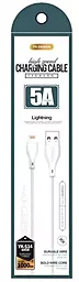 Кабель YK S14i USB-A - Lightning 12w 2.4a 1м cable White
