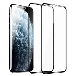 Защитное стекло ESR Screen Shield 3D Apple iPhone X, iPhone XS, iPhone 11 Pro (2шт) Black (4894240085066) - миниатюра 2