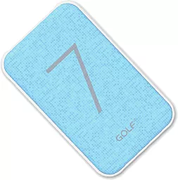 Повербанк GOLF G25 7000 mAh Blue - фото Повербанк GOLF G25 7000 mAh Blue