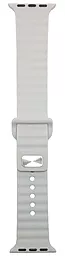 Ремінець ArmorStandart Ribbed для Apple Watch 38mm/40mm/41mm Light Grey (ARM51977)