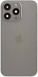 Задняя крышка корпуса Apple iPhone 15 Pro со стеклом камеры Original Natural Titanium