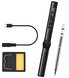 Паяльник з живленням від USB FNIRSI Smart HS-01 Black (65Вт, 420℃)