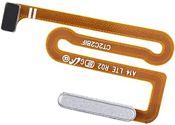 Шлейф Samsung Galaxy A14 A145 со сканером отпечатка пальца Silver - фото Шлейф Samsung Galaxy A14 A145 со сканером отпечатка пальца Silver