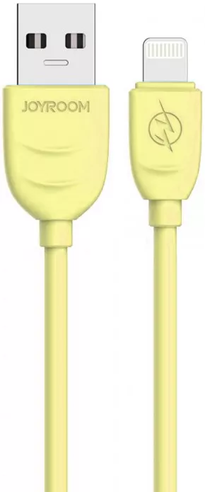 Кабель Joyroom S116 Young USB-A - Lightning 12w 2.4a 1м cable Yellow - фото 1