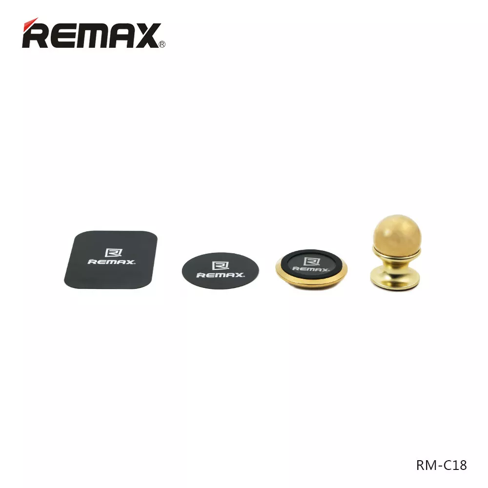 Держатель магнитный Remax RM-C18 Magnetic Gold - фото 4