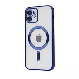 Чехол 1TOUCH Metal Matte Case with MagSafe для Apple iPhone 12 Midnight Blue
