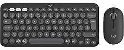 Комплект (клавиатура+мышка) Logitech Pebble 2 Combo Graphite Wireless (920-012239) - фото Комплект (клавиатура+мышка) Logitech Pebble 2 Combo Graphite Wireless (920-012239)