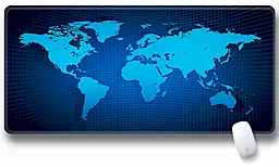 Килимок Voltronic Карта Світу 300x700 Black/Blue (SJDT-10/20882)